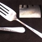 Rogers Spring Flower silverplate serving fork IS 1956 silver plate