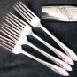 Oneida Queen Bess II silverplate 1946 flatware 4 forks