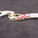 Avon 4 rose color stones ribbon dealer award 1983 gold tone Avon 4 rose color stones ribbon dealer award 1983 gold tone