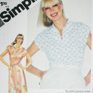 Simplicity 9917 pullover dress or top size 10 uncut sewing pattern
