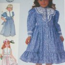 Simplicity 7407 girl dress size 6X sewing pattern Gunne Sax 1986 vintage