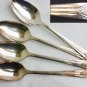 Rogers Imperial silverplate 4 teaspoons 1939 antique flatware mint condition