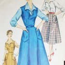 Simplicity 1284 vintage sewing pattern c 1950s jumper blouse sz 14 1/2 B 33