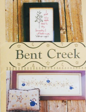 Cross stitch 2 patterns Bent Creek Velma's Apple Seed & In the Stars