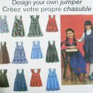 Simplicity 8638 sewing pattern child girl jumper size 3 to 6 uncut