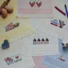 Cross stitch pattern leaflet 656 Fingertips for Everyone towels Leisure Arts