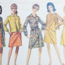 Simplicity 7013 vintage 1967 sewing pattern dress & coat dress size 16 B36