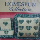Cross stitch pattern Homespun collection plaid hearts for pillows or accents Cross stitch pattern Homespun collection plaid hearts for pillows or accents
