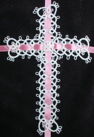 Crocheted cross bookmarks - TheFind