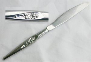 Sears Roebuck stainless flatware knife Gentle Rose