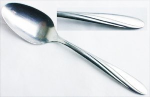 Stainless flatware teaspoon Capri USA mark