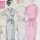Simplicity 3780 vintage sewing pattern early 1960s slim one piece dress sz 16 B36