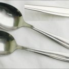 Amcrest stainless Troy flatware two teaspoons Japan curved handle
