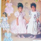 Butterick 6428 Child dress flower girl or fancy drape sides sz 5 6 6x