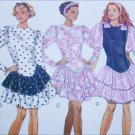 Butterick 5210 dropped waist ruffled bottom dress sz 12-16 uncut