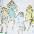 McCall 3486 girls dress sewing pattern 1973 size 7 uncut