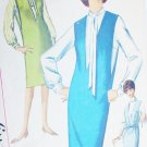 Simplicity 5482 vintage sewing pattern 1964 misses jumper V front sz 18 B38