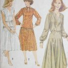 Simplicity 8749 sewing pattern misses pullover dress sz 14 vintage 1978