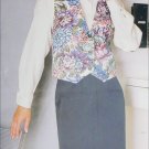 Butterick See and Sew pattern 5514 vest and skirt sz 12 14 16