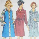 Simplicity 5915 vintage 1973 sewing pattern long vest yoke dress sz 14 1/2