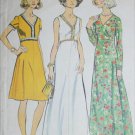 Simplcity 6030 vintage 1973 sewing pattern V neck dress size 22 1/2