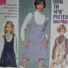 Simplicity 8414 vintage 1969 sewing pattern junior jumper sz 7/8 B29 Simplicity 8414 vintage 1969 sewing pattern junior jumper sz 7/8 B29