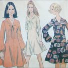 McCall 2057 vintage 1969 sewing pattern mini dress sz 14 B36