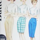 Butterick 2747 vintage sewing pattern bermuda shorts pants circa 1960s size hip 38 UNCUT