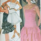 McCall 8608 sewing pattern sun dress ruffled bottom size 8 UNCUT