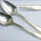 Rogers IS silverplate 2 soup spoons Victory 1927 pattern silver plate