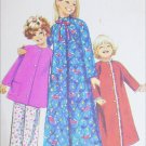 Simplicity 9688 sewing pattern child girl robe size 5 B24