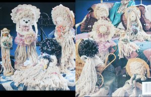 Craft and sewing pattern Mop Doll Heaven 11 dolls Santa clown