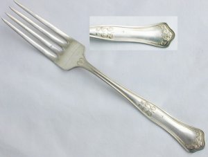 Edgemere silverplate fork Garland flatware silver plate