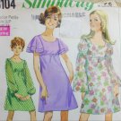 Simplicity 8104 vintage 1969 sewing pattern dress size 9 JP B33 Simplicity 8104 vintage 1969 sewing pattern dress size 9 JP B33