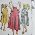 McCall 8494 vintage 1951 sewing pattern skirt size waist 24 McCall 8494 vintage 1951 sewing pattern skirt size waist 24