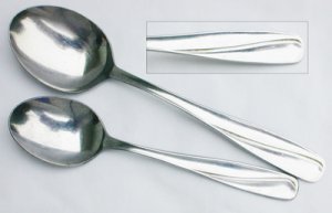 CG Stainless Japan flatware teaspoon and table spoon