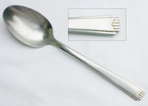 Atlas stainless USA square end teaspoon flatware