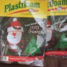 2 Plastifoam Fun with Socks Santa Ornament kits felt and pom poms 2 Plastifoam Fun with Socks Santa Ornament kits felt and pom poms
