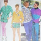 Simplicity 7525 sewing pattern mens casual pants top jacket sizes XS to L Simplicity 7525 sewing pattern mens casual pants top jacket sizes XS to L