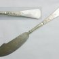Antique silverplate Reed Barton Unique master butter knife 1879 monogram HP