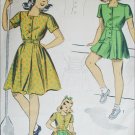 DuBarry vintage 1942 sewing pattern girls playsuit and skirt size 8 DuBarry vintage 1942 sewing pattern girls playsuit and skirt size 8