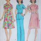 Simplicity 6342 vintage 1974 sewing pattern dress pants top size 16 1/2 B 39 Simplicity 6342 vintage 1974 sewing pattern dress pants top size 16 1/2 B 39