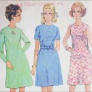 McCall 9735 vintage 1969 sewing pattern A line dress size 16 1/2 B39