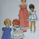 Simplicity 5534 sewing pattern dress and pinafore girl size 2 B21 Simplicity 5534 sewing pattern dress and pinafore girl size 2 B21