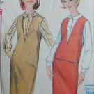 Simplicity 5572 vintage 1964 sewing pattern jumper blouse skirt size 11jp B33 Simplicity 5572 vintage 1964 sewing pattern jumper blouse skirt size 11jp B33