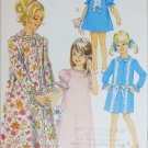 Simplicity 7925 sewing pattern girl nightgown and robe size5 B24