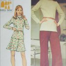 Simplicity 5841 retro sewing pattern pants top skirt size 10 B 32 1/2 Knits only Simplicity 5841 retro sewing pattern pants top skirt size 10 B 32 1/2 Knits only