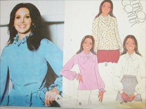 McCall 5810 sewing pattern misses blouses size 10 B 32 1/2 UNCUT