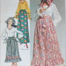 Simplicity 9112 vintage 1970 sewing pattern skirt blouse sash UNCUT size 10 Simplicity 9112 vintage 1970 sewing pattern skirt blouse sash UNCUT size 10