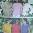 Simplicity 8421 sewing pattern misses blouses size 8 10 12 UNCUT stretch knits